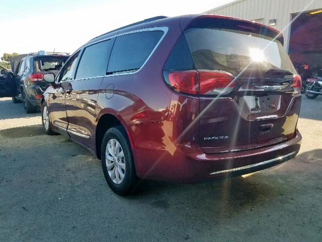 2C4RC1BG2HR739113 - 2017 CHRYSLER PACIFICA T RED photo 3