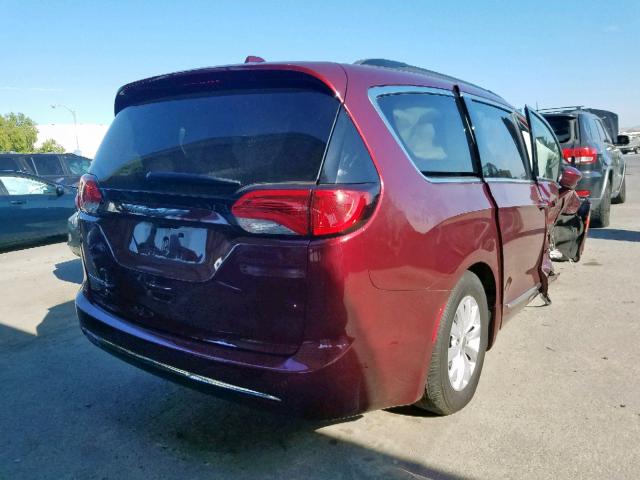 2C4RC1BG2HR739113 - 2017 CHRYSLER PACIFICA T RED photo 4