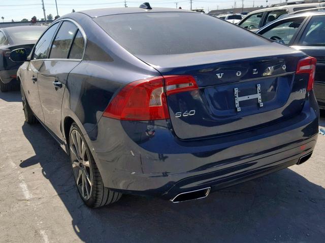 YV126MFK0F2334740 - 2015 VOLVO S60 PREMIE BLUE photo 3