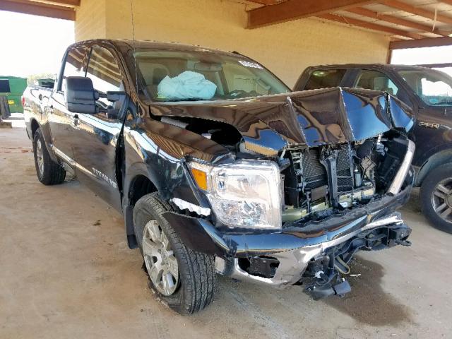 1N6AA1E55JN538318 - 2018 NISSAN TITAN SV BLACK photo 1