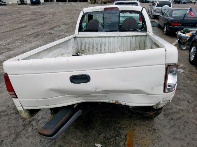 1B7FL26X7VS132069 - 1997 DODGE DAKOTA WHITE photo 6