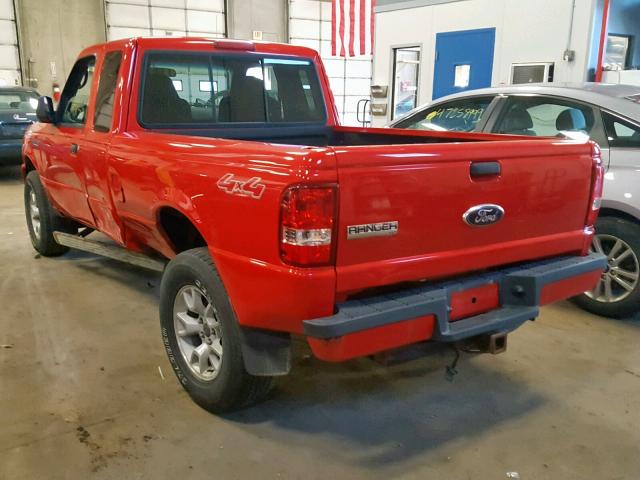 1FTZR45EX7PA71233 - 2007 FORD RANGER SUP RED photo 3