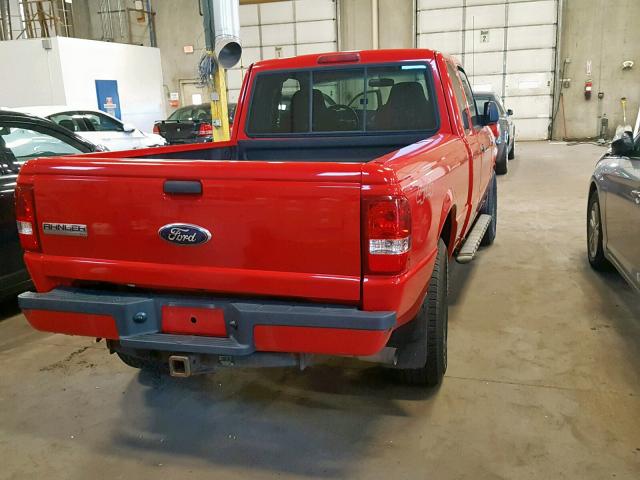 1FTZR45EX7PA71233 - 2007 FORD RANGER SUP RED photo 4