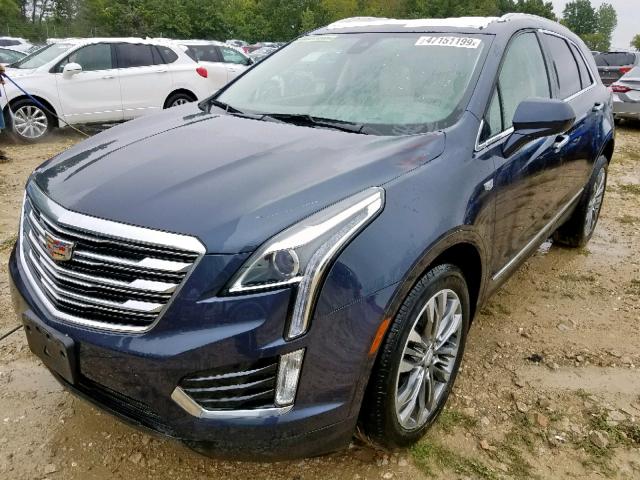 1GYKNDRS7KZ147141 - 2019 CADILLAC XT5 LUXURY BLUE photo 2