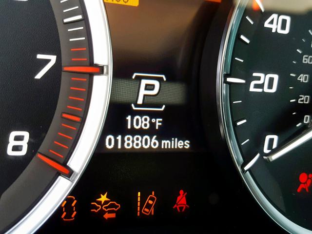 19UUB2F5XJA008534 - 2018 ACURA TLX TECH BLACK photo 8