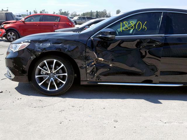 19UUB2F5XJA008534 - 2018 ACURA TLX TECH BLACK photo 9