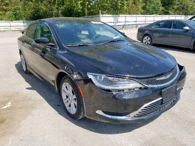 1C3CCCAB6FN642745 - 2015 CHRYSLER 200 LIMITE BLACK photo 1