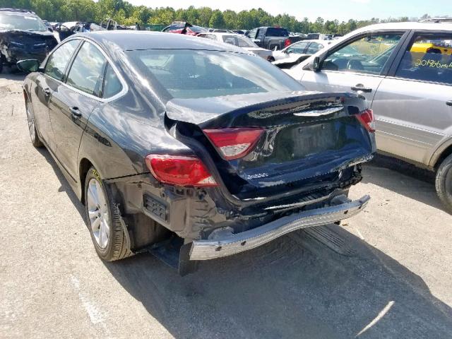 1C3CCCAB6FN642745 - 2015 CHRYSLER 200 LIMITE BLACK photo 3