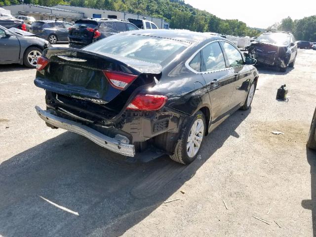 1C3CCCAB6FN642745 - 2015 CHRYSLER 200 LIMITE BLACK photo 4