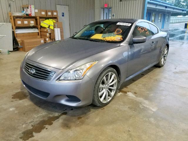 JN1CV6EK5AM103083 - 2010 INFINITI G37 BASE GRAY photo 2