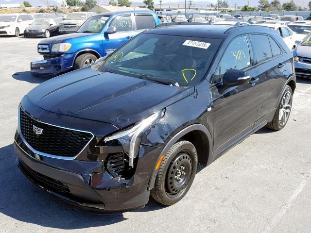 1GYFZER43KF110781 - 2019 CADILLAC XT4 SPORT BLACK photo 2