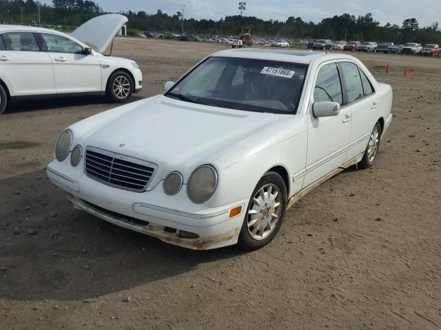 WDBJF65J81B224001 - 2001 MERCEDES-BENZ E 320 WHITE photo 2