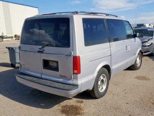 1GKDM19W4YB542516 - 2000 GMC SAFARI XT SILVER photo 4