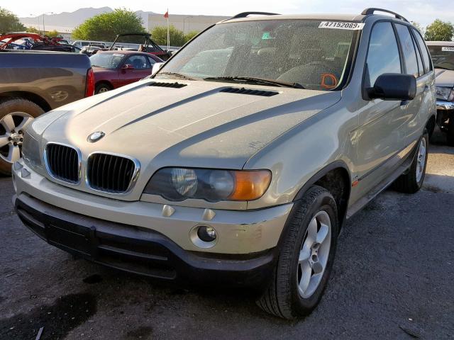 5UXFA53503LV81545 - 2003 BMW X5 3.0I TAN photo 2