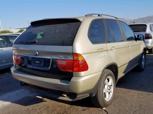 5UXFA53503LV81545 - 2003 BMW X5 3.0I TAN photo 4