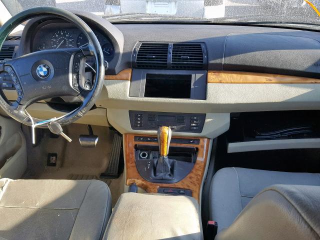 5UXFA53503LV81545 - 2003 BMW X5 3.0I TAN photo 9