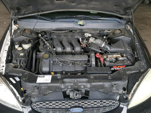 1FAFP55S42G215376 - 2002 FORD TAURUS SES BLACK photo 7