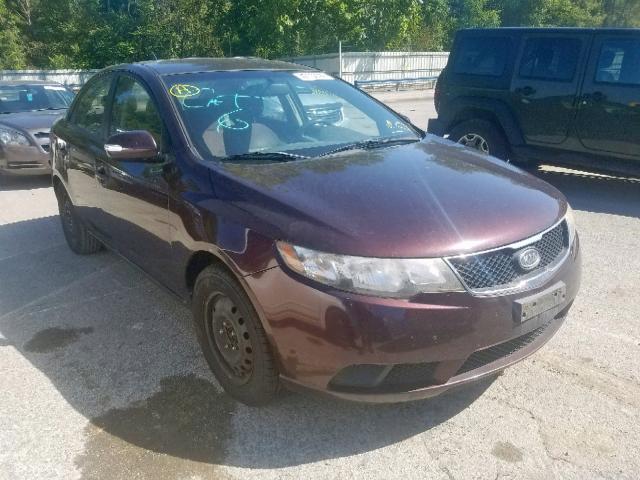 KNAFU4A23A5112816 - 2010 KIA FORTE EX PURPLE photo 1