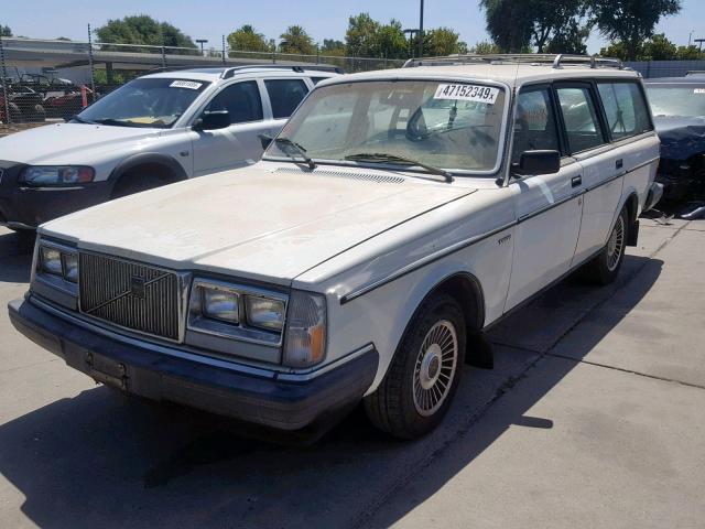 YV1AX8859F1619062 - 1985 VOLVO 245 DL WHITE photo 2