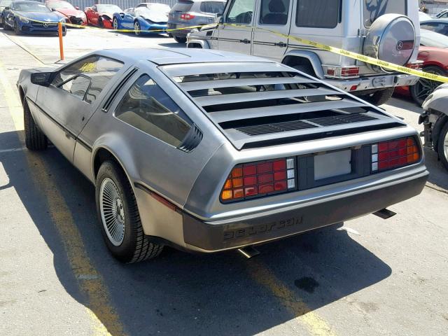 SCEDT26T3DD016395 - 1983 DELOREAN DMC-12 GRAY photo 3