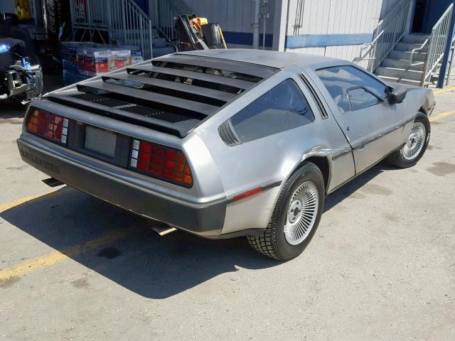 SCEDT26T3DD016395 - 1983 DELOREAN DMC-12 GRAY photo 4