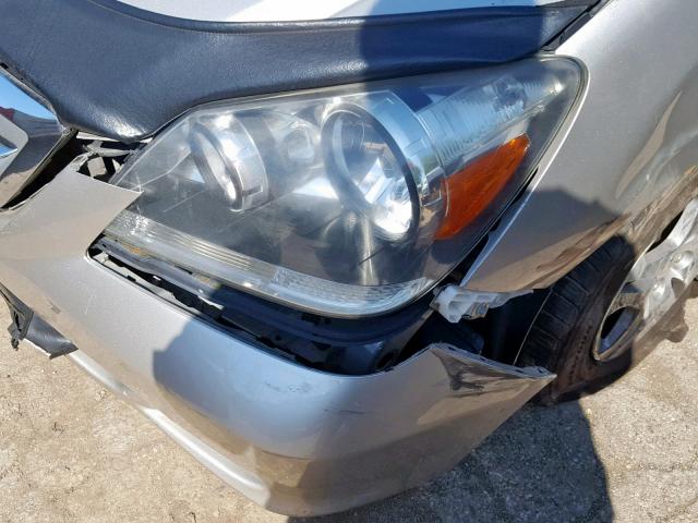 5FNRL38707B419396 - 2007 HONDA ODYSSEY EX SILVER photo 10