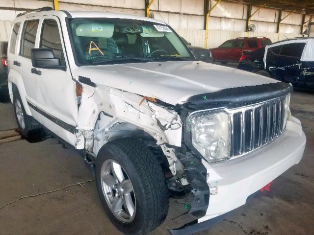 1J4PN5GK6AW108488 - 2010 JEEP LIBERTY LI WHITE photo 1