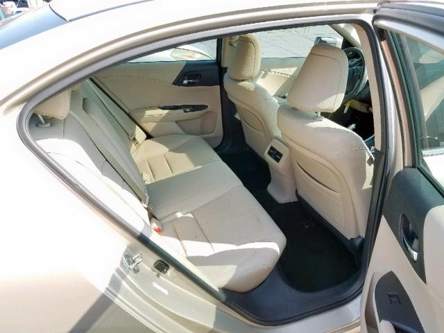 1HGCR3F89EA017464 - 2014 HONDA ACCORD EXL BEIGE photo 6