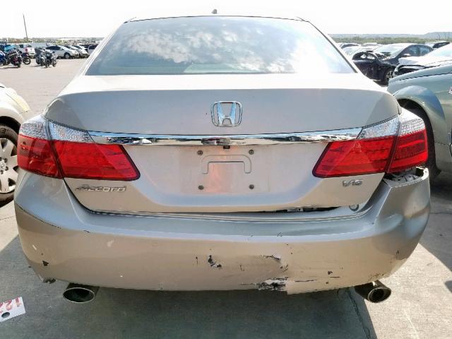 1HGCR3F89EA017464 - 2014 HONDA ACCORD EXL BEIGE photo 9