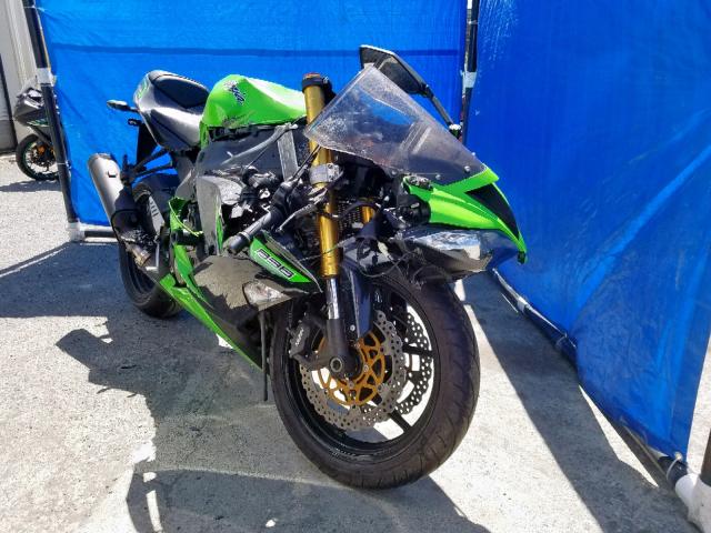 JKBZXJE14DA005945 - 2013 KAWASAKI ZX636 E GREEN photo 1