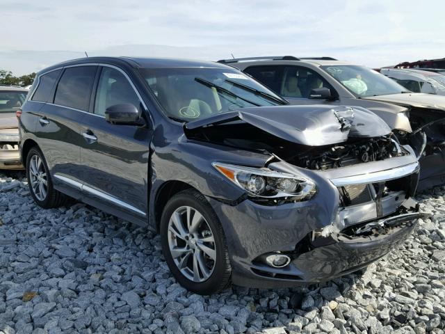 5N1AL0MN5DC310405 - 2013 INFINITI JX35 BASE BLUE photo 1