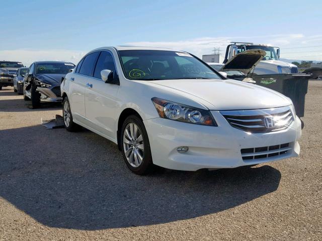 1HGCP3F87BA027802 - 2011 HONDA ACCORD EXL WHITE photo 1