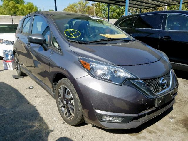 3N1CE2CP2HL376123 - 2017 NISSAN VERSA NOTE GRAY photo 1