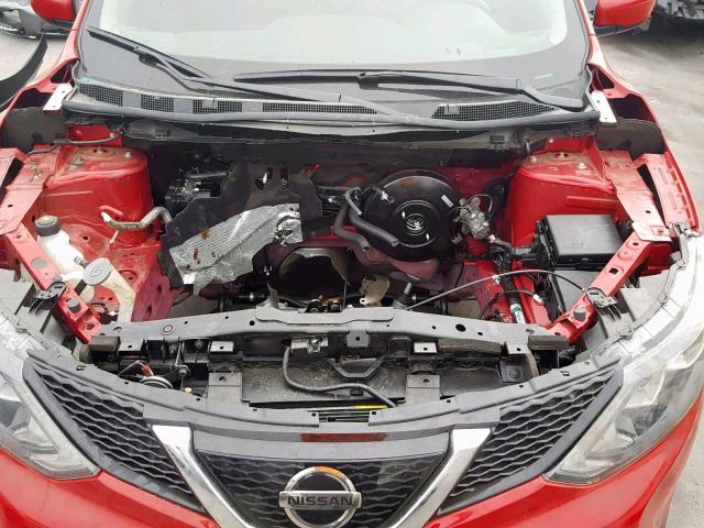 JN1BJ1CP7JW194211 - 2018 NISSAN ROGUE SPOR RED photo 7