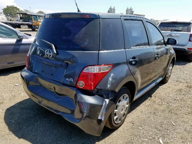 JTKKT624X65000921 - 2006 TOYOTA SCION XA GRAY photo 4