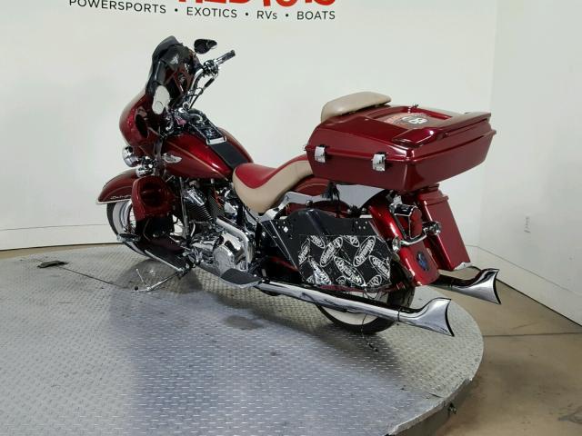 1HD1JDB175Y020462 - 2005 HARLEY-DAVIDSON FLSTNI RED photo 6