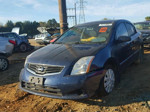 3N1AB6AP6CL607401 - 2012 NISSAN SENTRA 2.0 BLUE photo 2