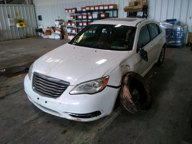 1C3CCBBG3CN268854 - 2012 CHRYSLER 200 TOURIN WHITE photo 2