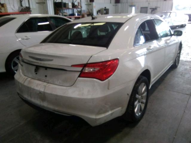 1C3CCBBG3CN268854 - 2012 CHRYSLER 200 TOURIN WHITE photo 4