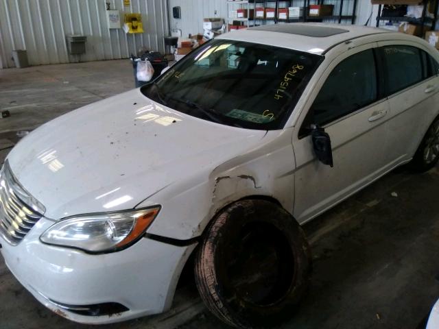 1C3CCBBG3CN268854 - 2012 CHRYSLER 200 TOURIN WHITE photo 9