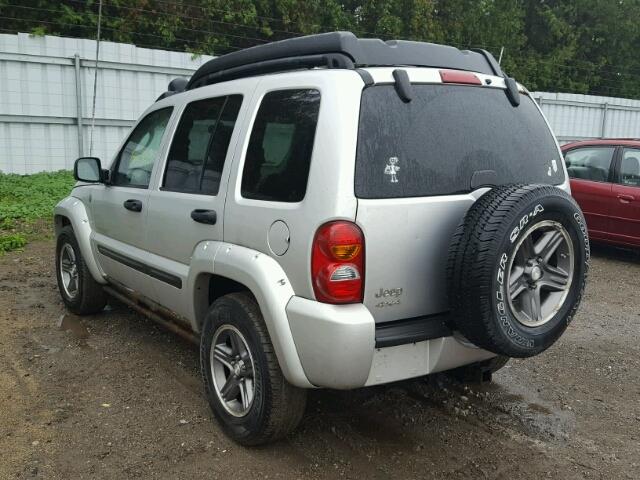 1J4GL38K64W219815 - 2004 JEEP LIBERTY RE SILVER photo 3