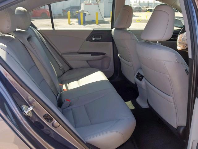 1HGCR2F87HA043981 - 2017 HONDA ACCORD EXL GRAY photo 6