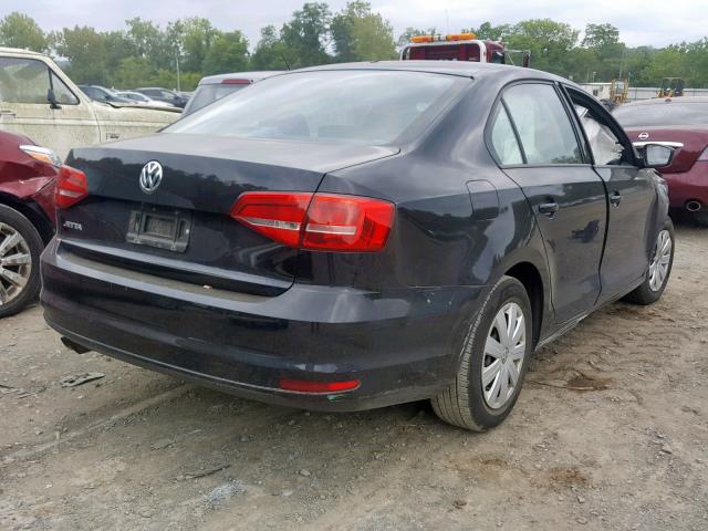 3VW2K7AJ2FM278694 - 2015 VOLKSWAGEN JETTA BASE 黑色 照片 4