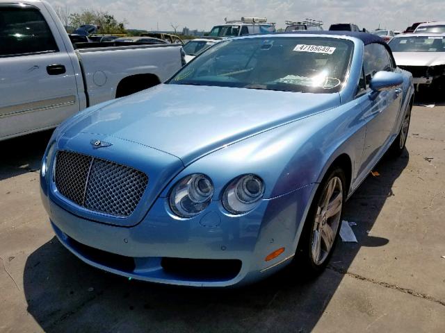 SCBDR33W77C043934 - 2007 BENTLEY CONTINENTA BLUE photo 2