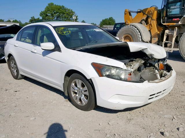 1HGCP26459A017514 - 2009 HONDA ACCORD LXP WHITE photo 1