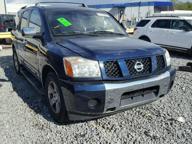 5N1AA08A67N702248 - 2007 NISSAN ARMADA SE BLUE photo 1