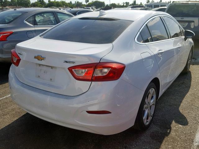 1G1BF5SM9H7104521 - 2017 CHEVROLET CRUZE PREM WHITE photo 4