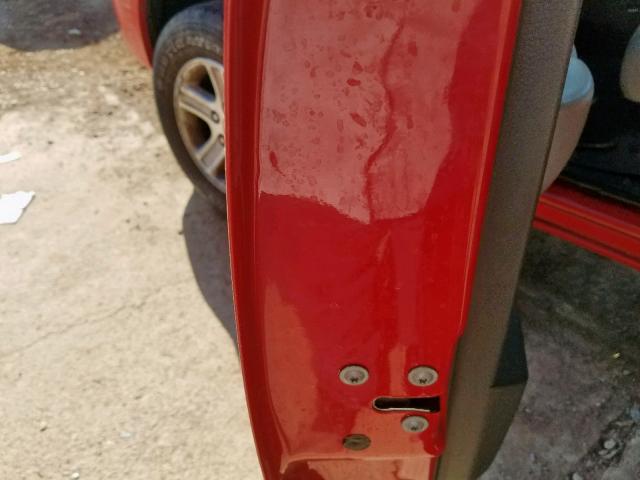 1D7RE3BK0BS695859 - 2011 DODGE DAKOTA SLT RED photo 10