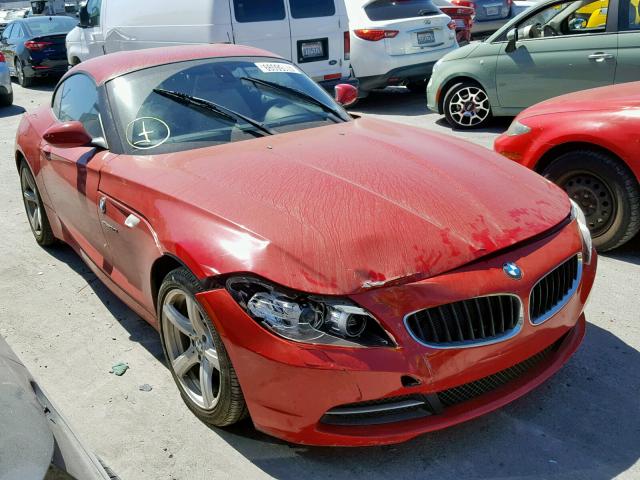 WBALM5C54BE378458 - 2011 BMW Z4 SDRIVE3 RED photo 1