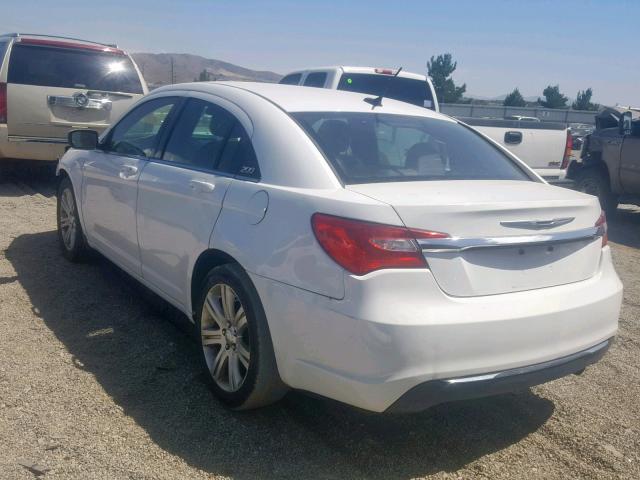 1C3CCBAB2CN318617 - 2012 CHRYSLER 200 LX WHITE photo 3